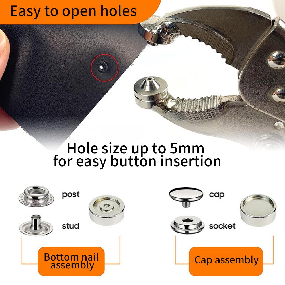 Szczypce do zatrzasków ze stal – Snap Fastener Set recenzja i cena