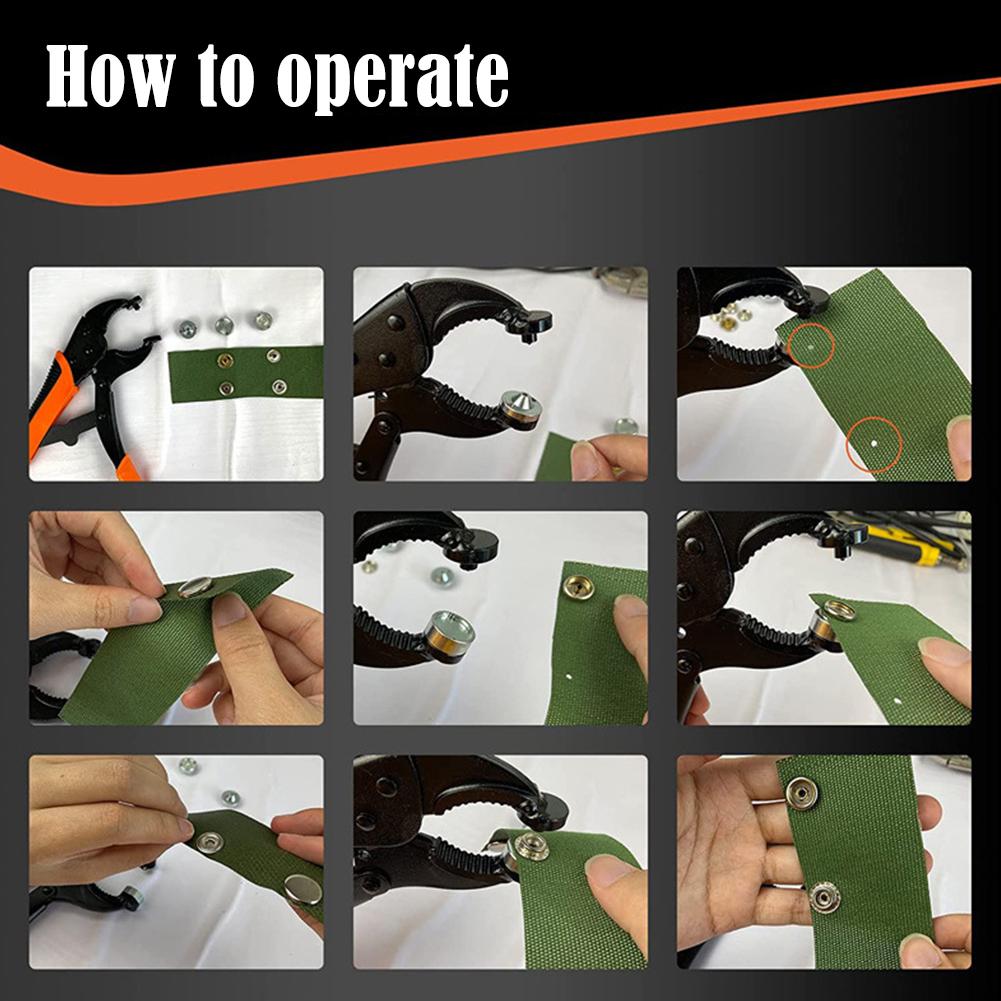 Szczypce do zatrzasków ze stal – Snap Fastener Set recenzja i cena