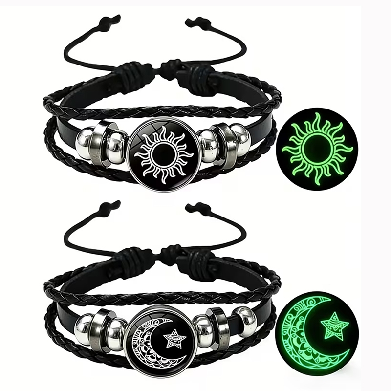 Zestaw 2 bransoletek dla par,  – Snap Fastener Set recenzja i cena