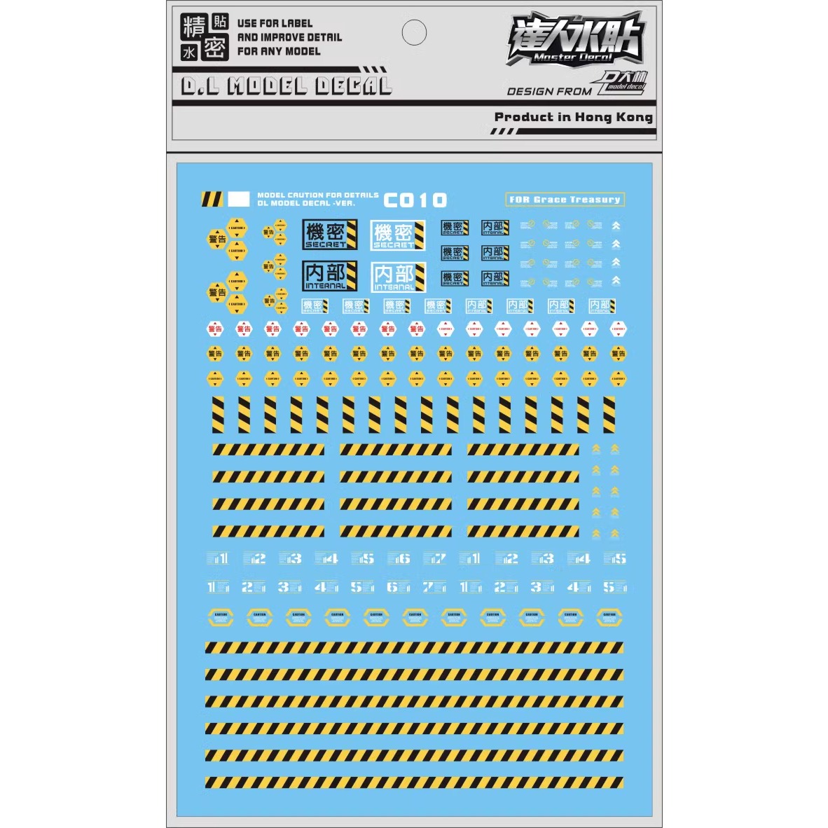 Naklejki wodne Master Decal C0 – Bandai Gundam Hg recenzja i cena
