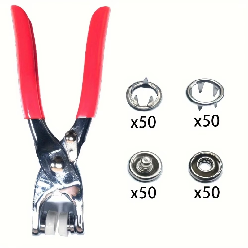 200 sztuk metalowych guzików d – Snap Fastener Set recenzja i cena