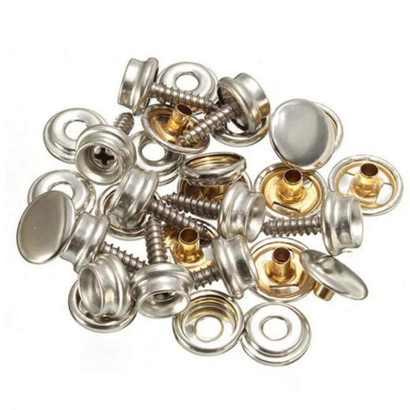 10 zestawów zatrzasków ze stal – Snap Fastener Set recenzja i cena